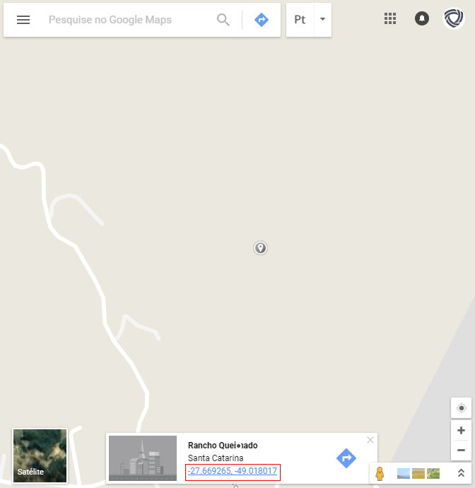 Veja como obter as coordenadas geográficas através do novo Google Maps - Portal do Rancho