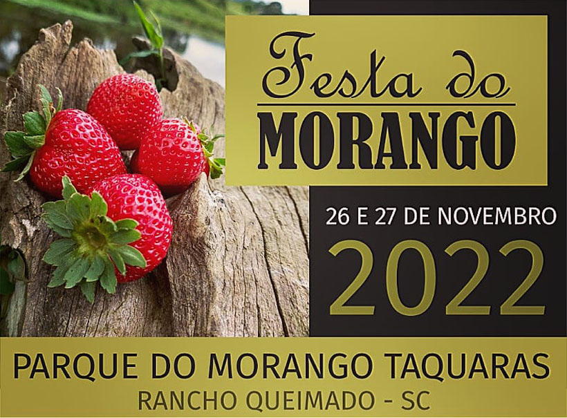 folder 29 festa do morango em Rancho Queimado