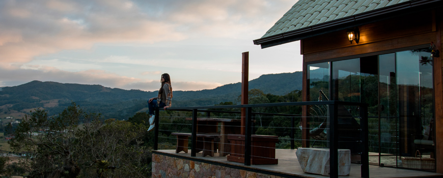Cabanas e Chalés para se hospedar em Rancho Queimado